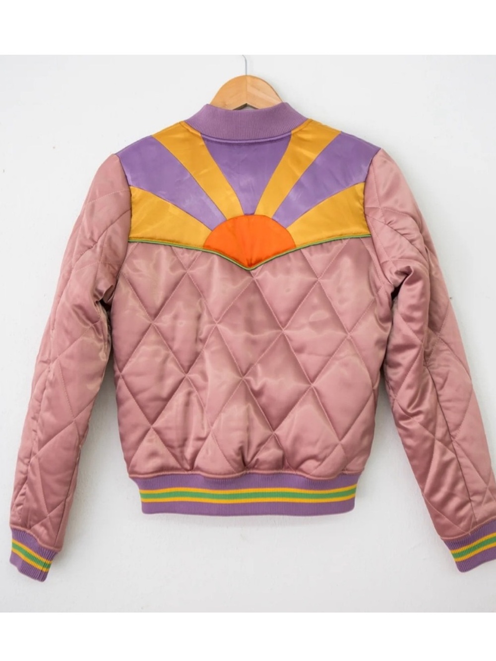 Classic Rock Couture Rising Sun Bomber Size Medium